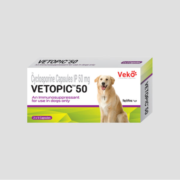 Vetopic 50mg , 10 Tab/pk